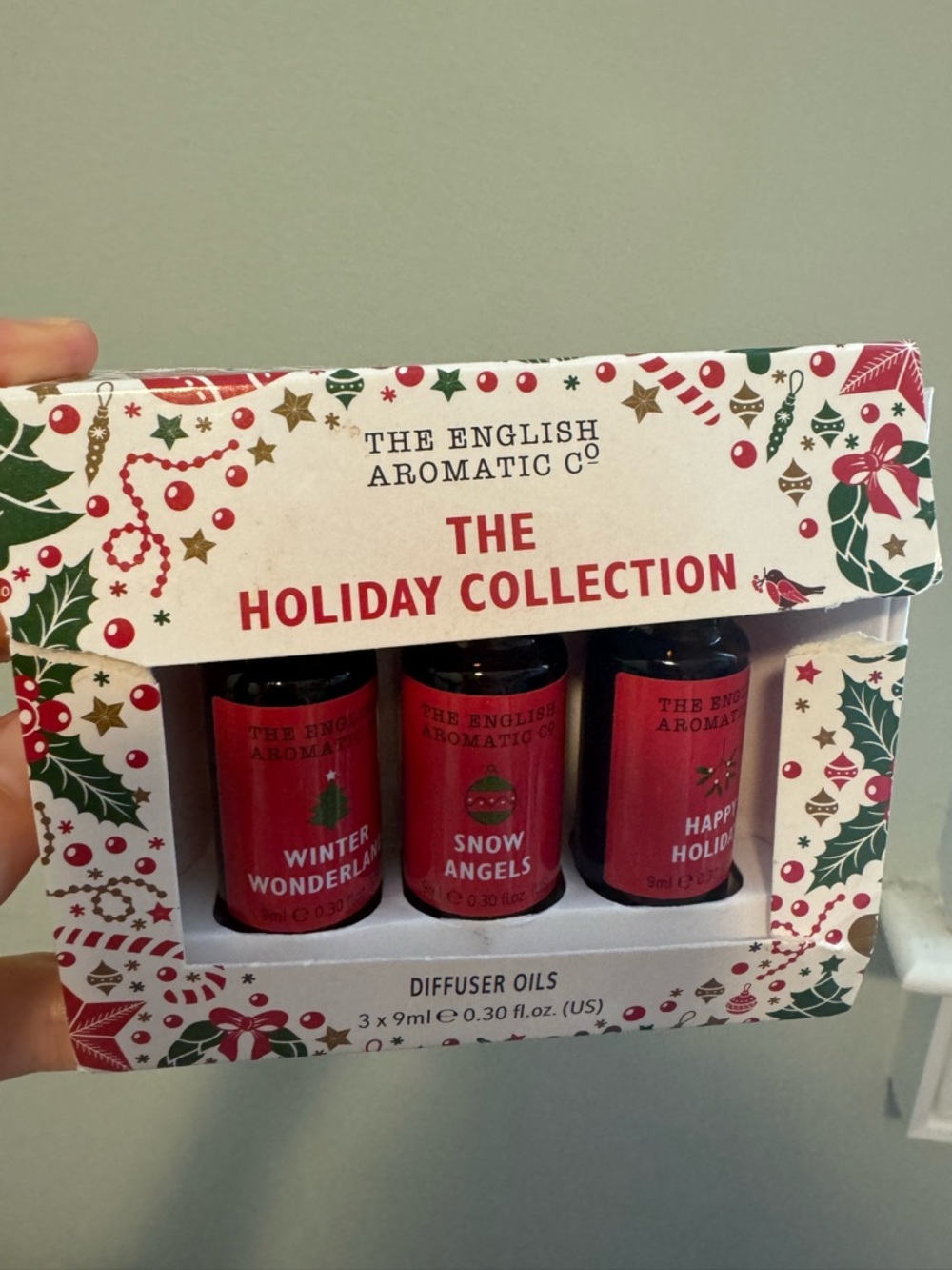 The English aromatic co - the holiday collection- essential oil Diffuser Oils